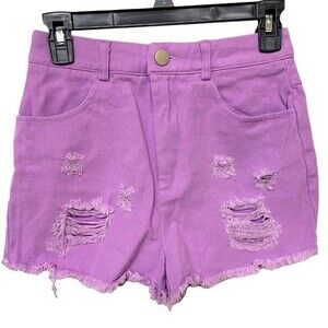 SHEIN Women’s Ripped Short Shorts
